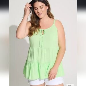 Torrid 4x  Green Sleeveless Women's Top Tank